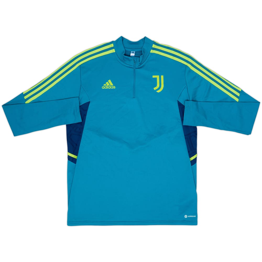 2022-23 Juventus adidas 1/4 Zip Drill Top - 10/10 - (L)