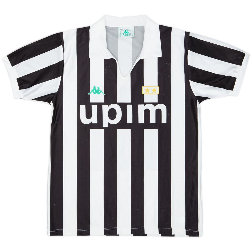 1991-92 Juventus Basic Home Shirt - 8/10 - (L)