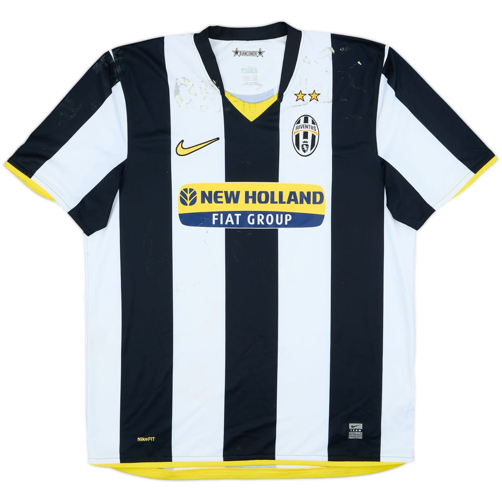 2008-09 Juventus Home Shirt Nedved #11 - 3/10 - (L)