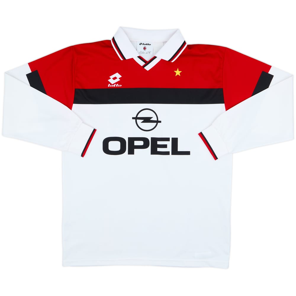 1994-95 AC Milan Away L/S Shirt - 8/10 - (XL)