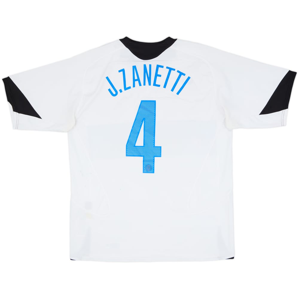 2005-06 Inter Milan Away Shirt J. Zanetti #4 - 7/10 - (L)
