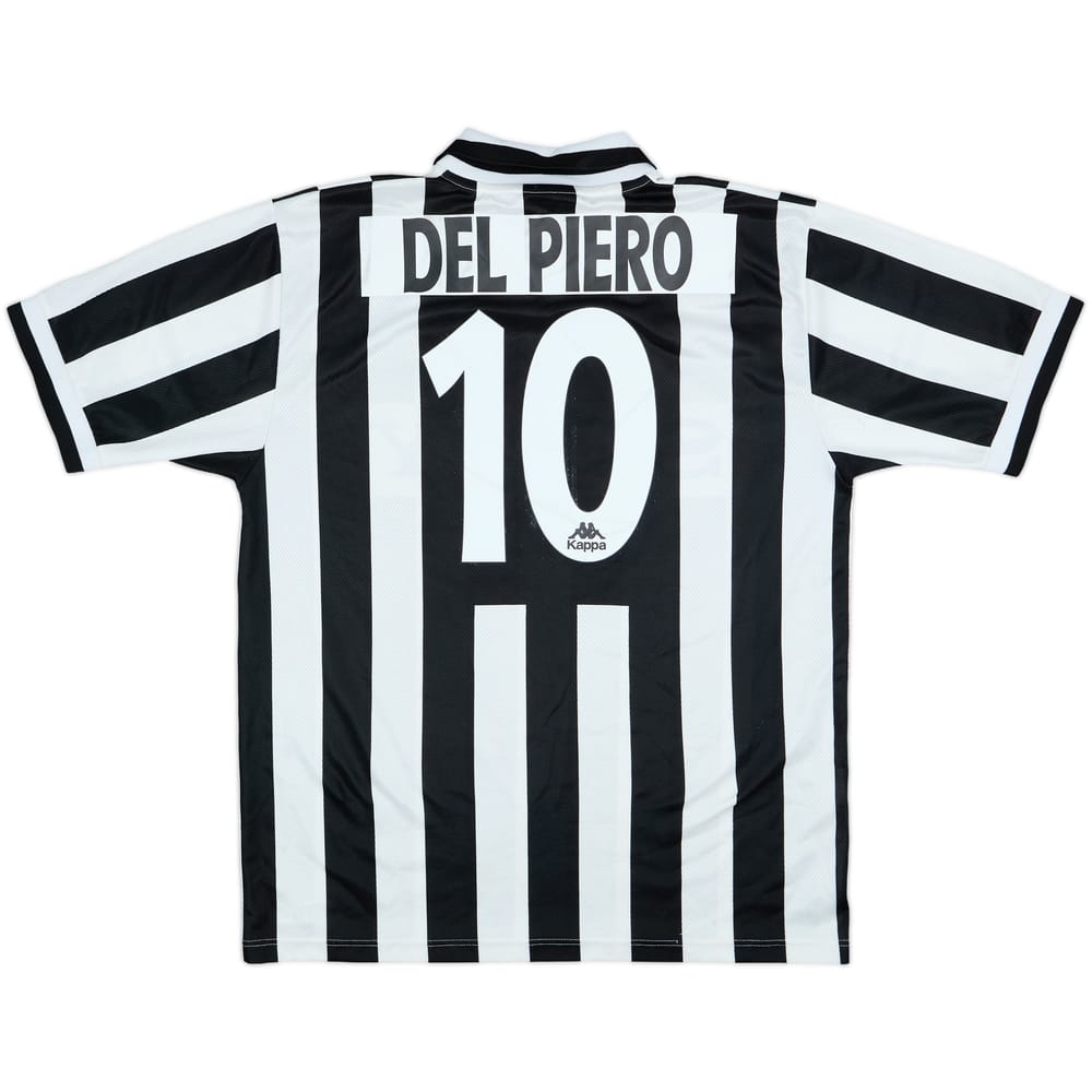 1995-97 Juventus Home Shirt Del Piero #10 - 8/10 - (XL)