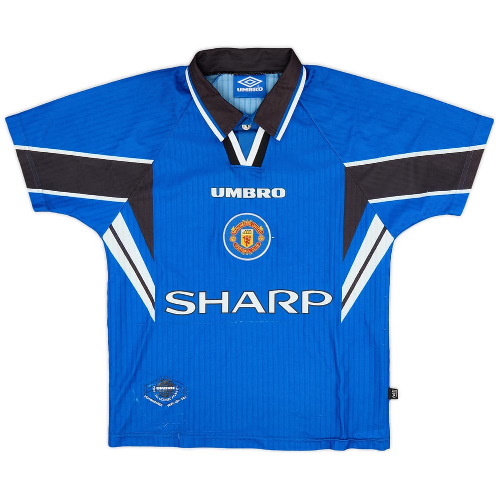 1996-98 Manchester United Third Shirt - 6/10 - (L.Boys)