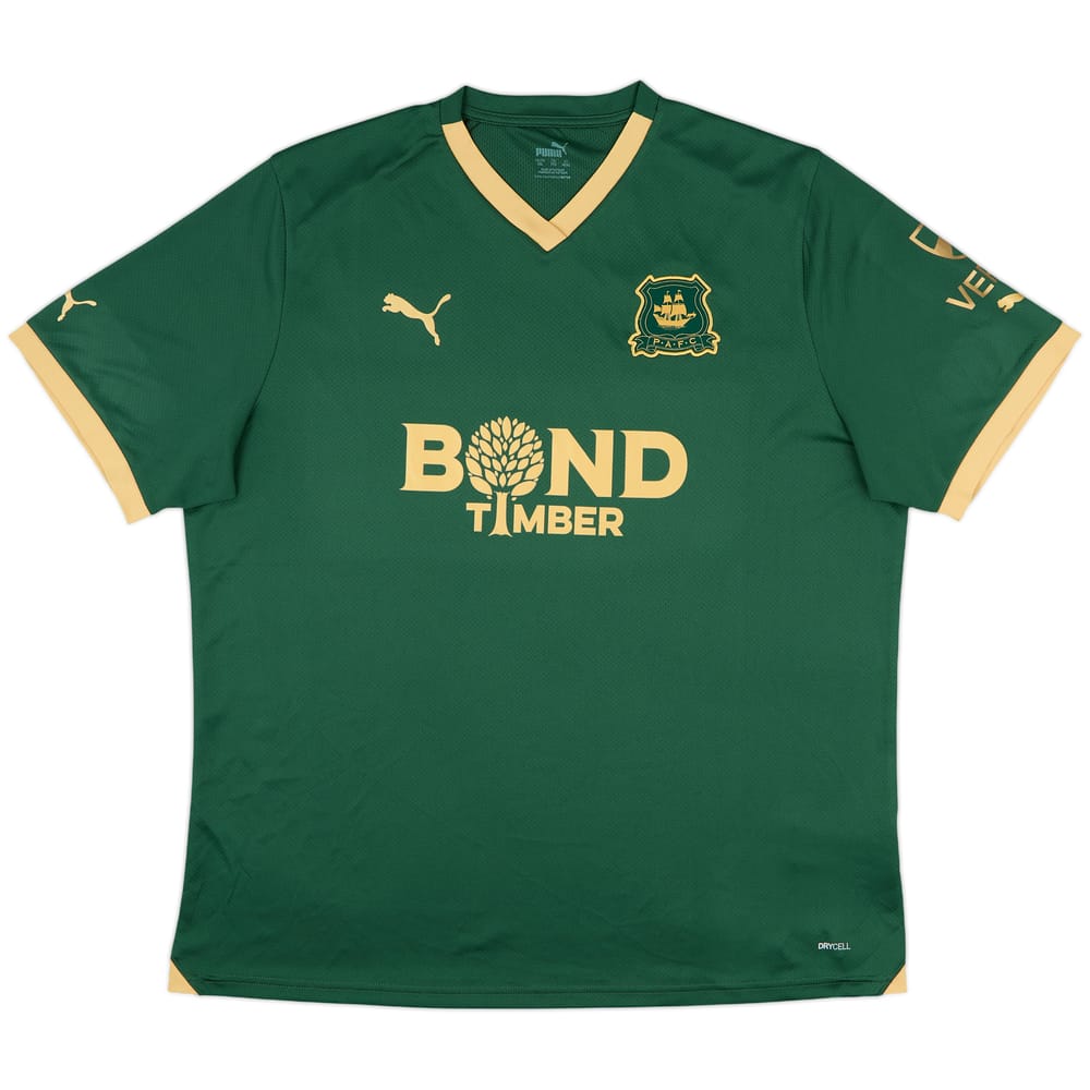 2023-24 Plymouth Argyle Home Shirt - 9/10 - (XXL)