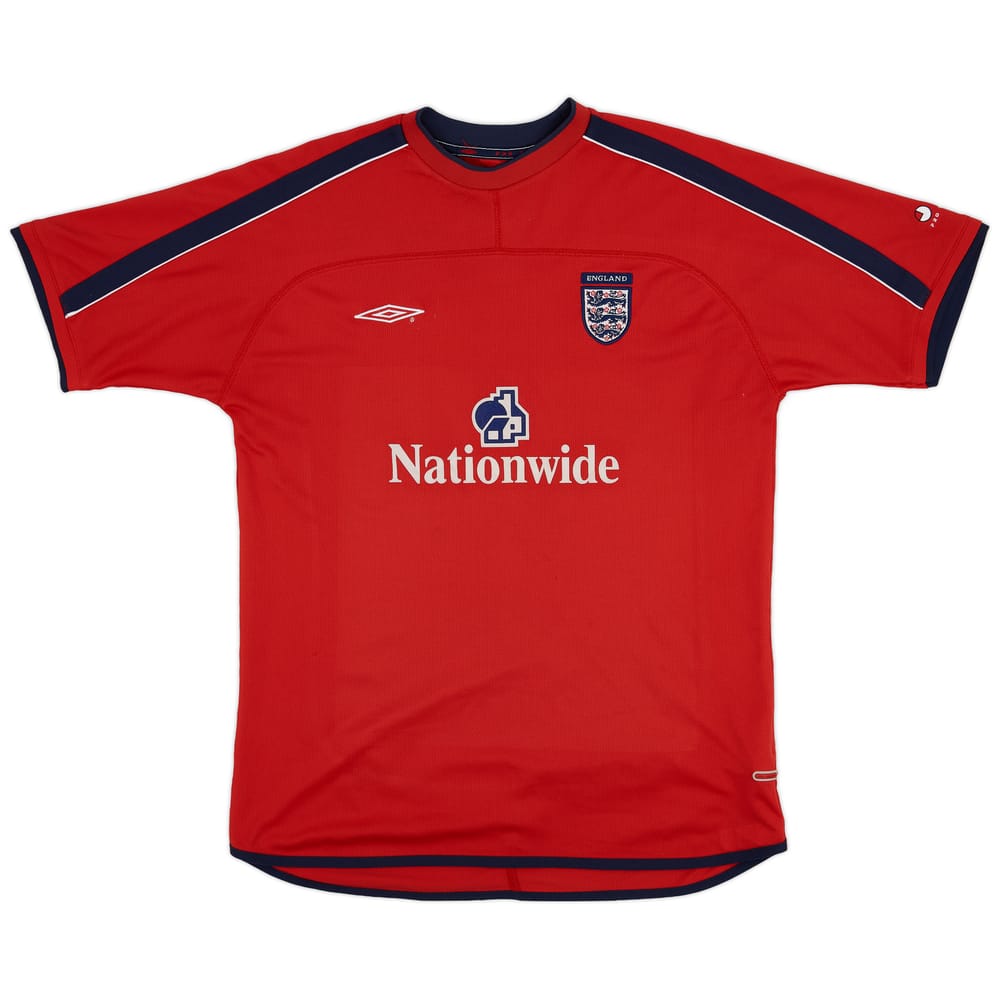 2001-02 England Umbro Training Shirt - 6/10 - (XL)