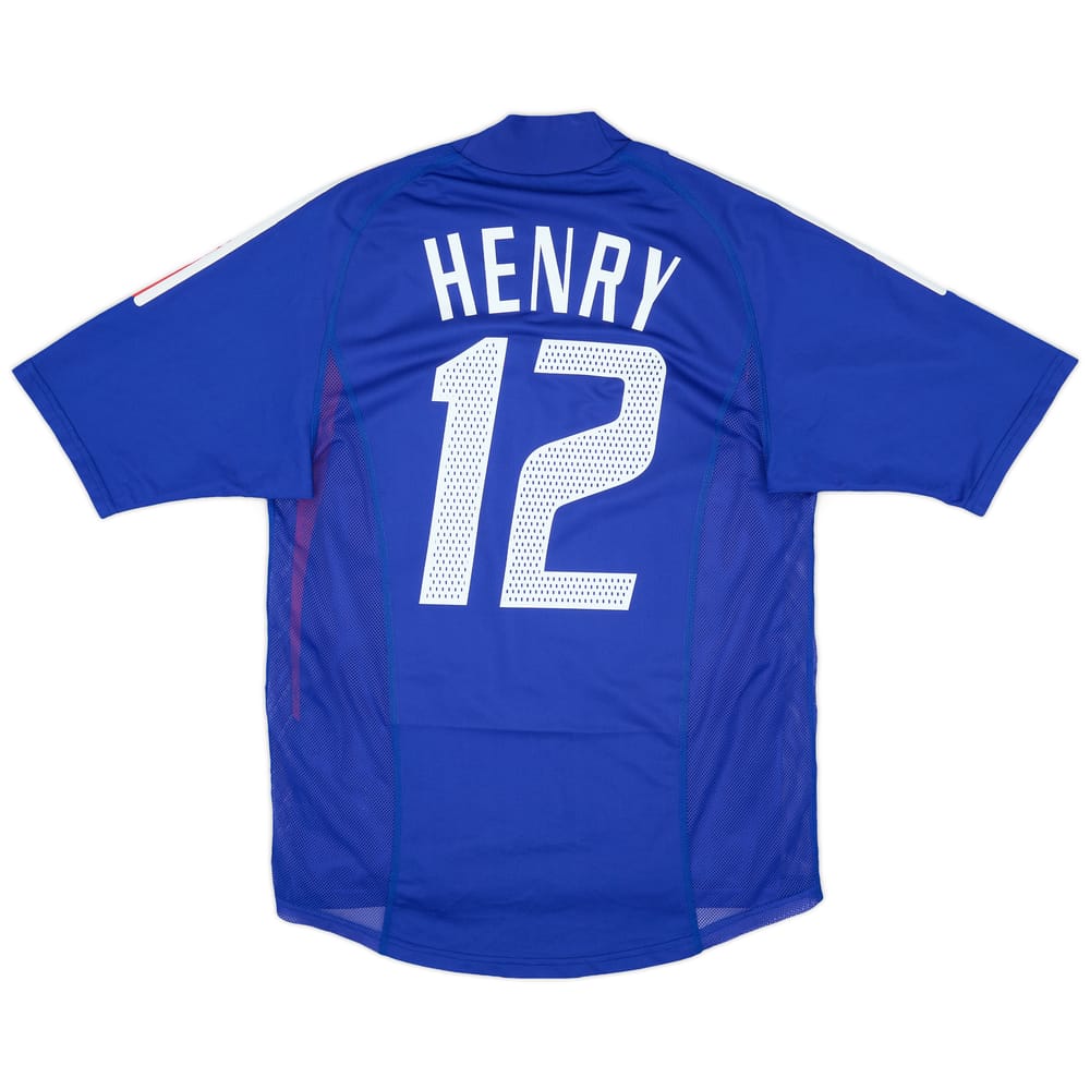 2002-04 France Player Issue Home Shirt Henry #12 - 8/10 - (S)
