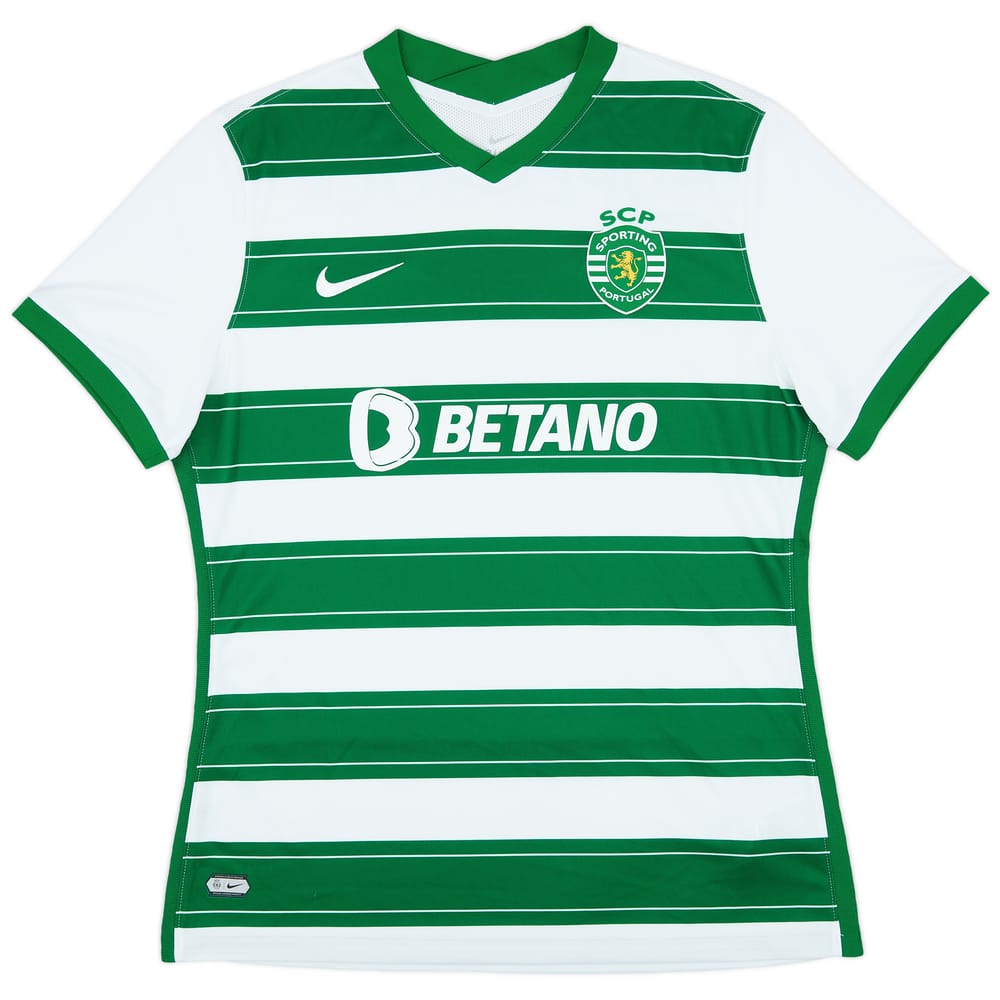 2021-22 Sporting CP Home Shirt - 9/10 - (XL)