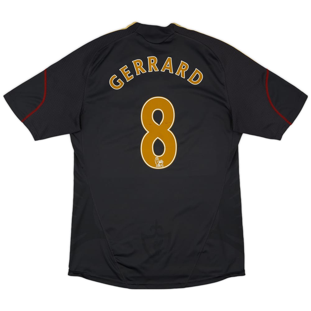 2009-10 Liverpool Away Shirt Gerrard #8 - 5/10 - (L)