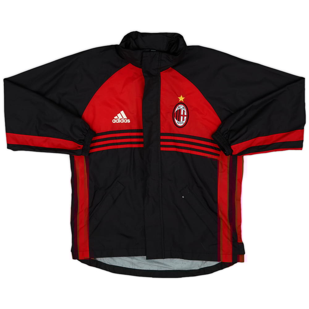 1998-00 AC Milan adidas Hooded Rain Jacket - 5/10 - (S)