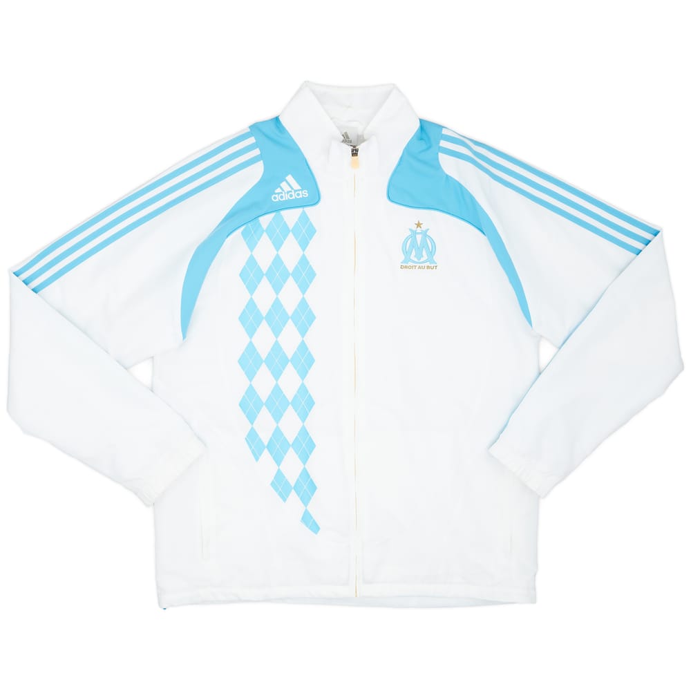 2008-09 Olympique Marseille adidas Track Jacket - 9/10 - (L/XL)