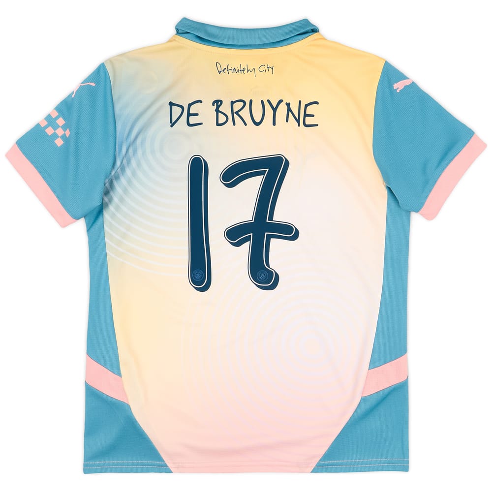 2024-25 Manchester City Fourth Shirt De Bruyne #17 (KIDS)