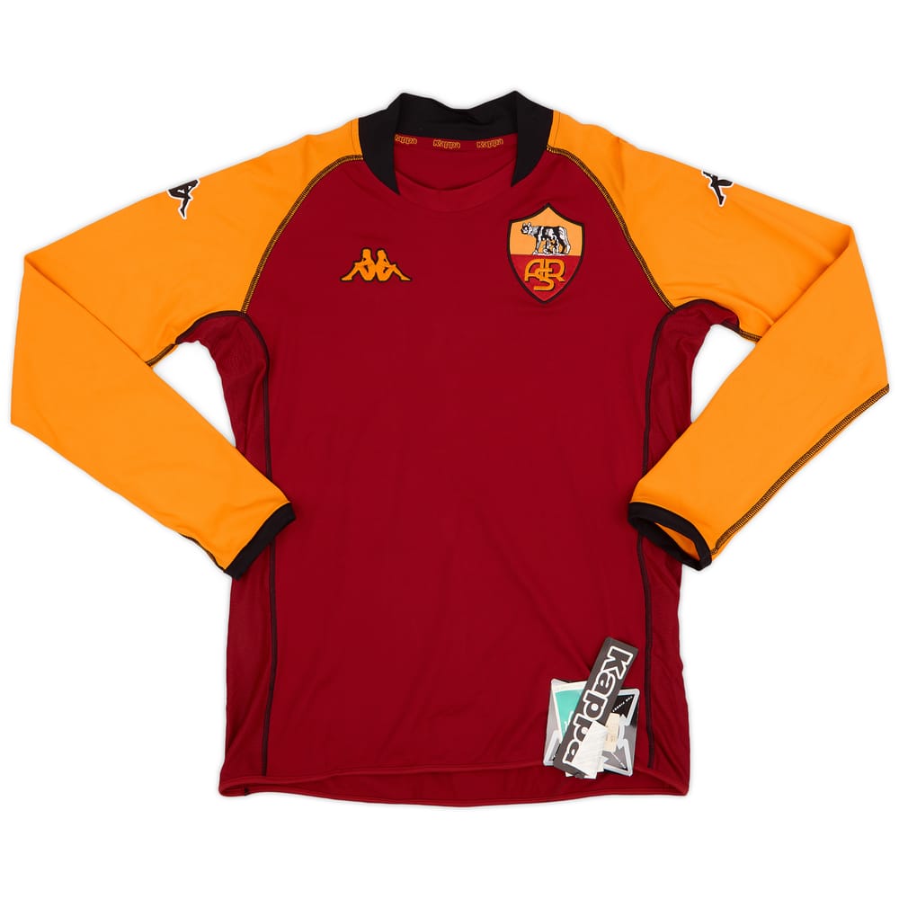 2002-03 Roma European Away L/S Shirt (L)