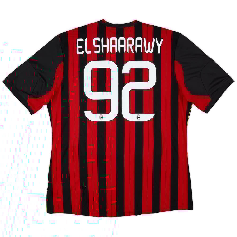 2013-14 AC Milan Home Shirt El Shaarawy #92 - 8/10 - (XL)