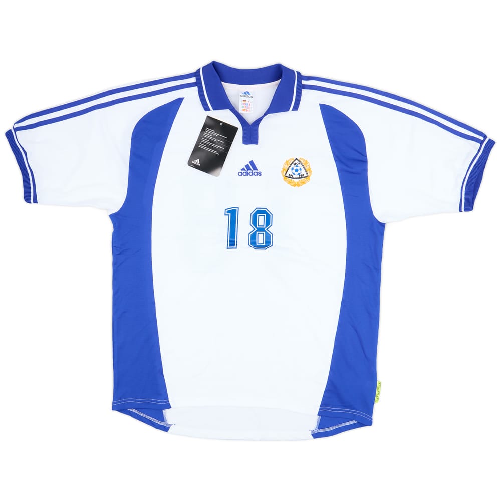 2000-02 Finland Player Issue Home Shirt #18 (XL)