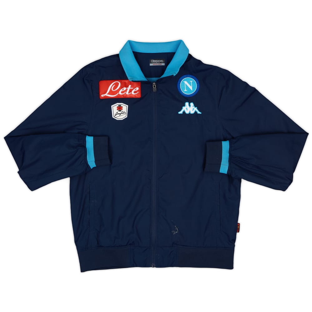 2015-16 Napoli Kappa Track Jacket - 6/10 - (M)