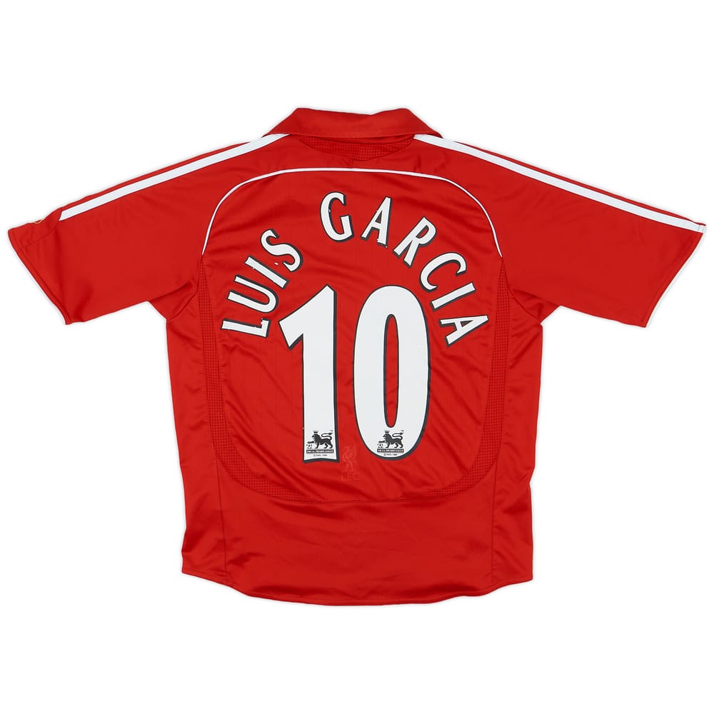 2006-08 Liverpool Home Shirt Luis Garcia #10 - 5/10 - (M.Boys)