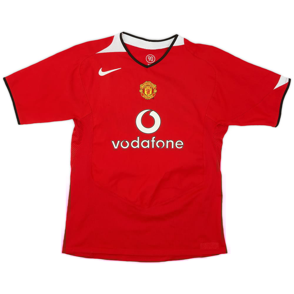 2004-06 Manchester United Home Shirt - 8/10 - (XL.Boys)