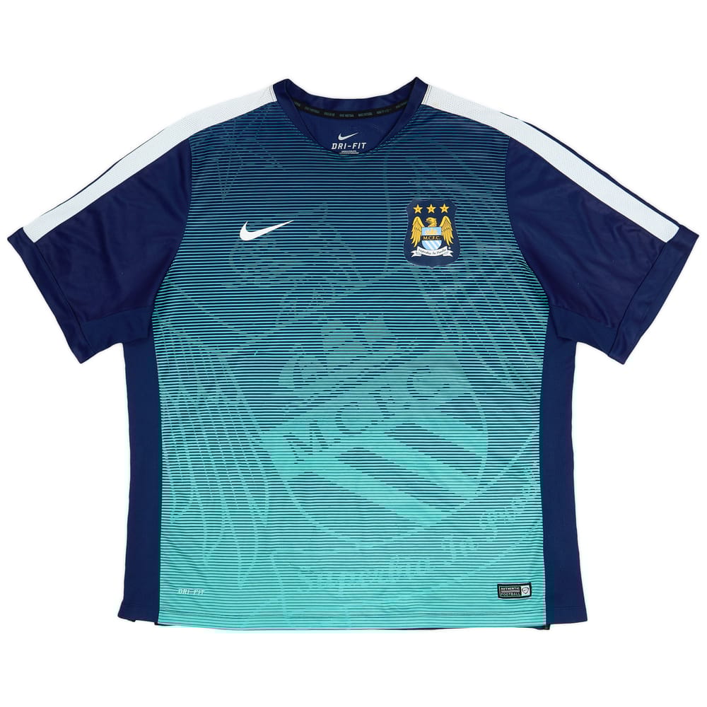 2015-16 Manchester City Nike Training Shirt - 8/10 - (XXL)