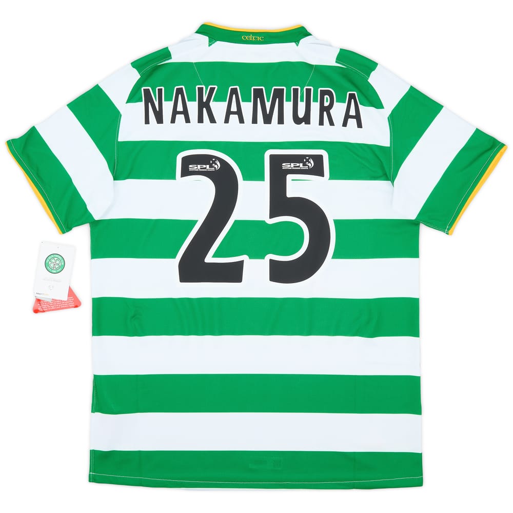 2008-10 Celtic Home Shirt Nakamura #25 (M)