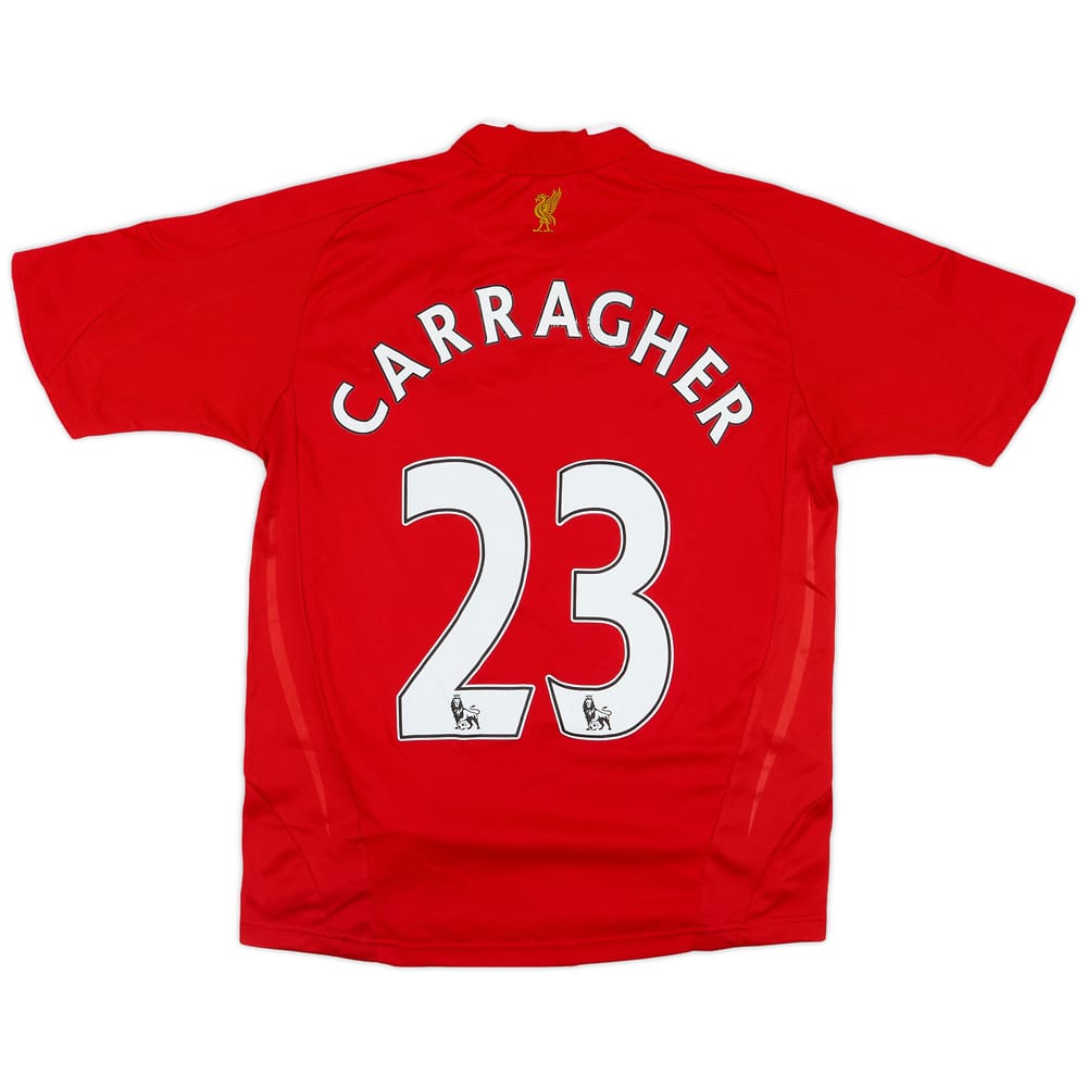 2008-10 Liverpool Home Shirt Carragher #23 - 6/10 - (L.Boys)