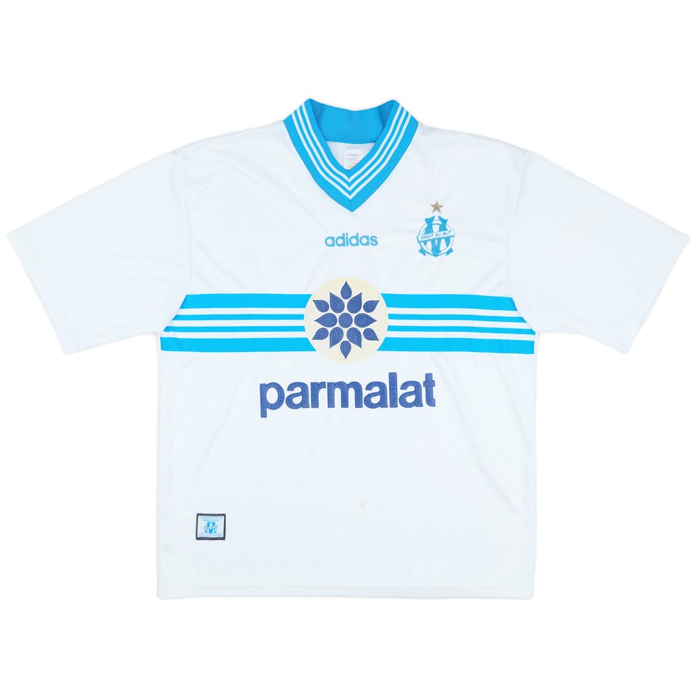 1996-97 Olympique Marseille Home Shirt - 8/10 - (XL)