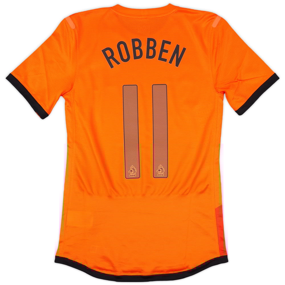 2012-13 Netherlands Player Issue Home Shirt Robben #11 (S)