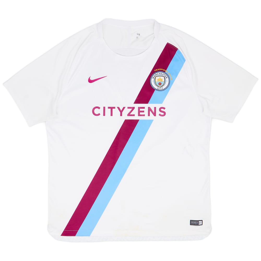 2017-18 Manchester City Nike Limited Edition Pre-Match Training Shirt - 5/10 - (XXL)