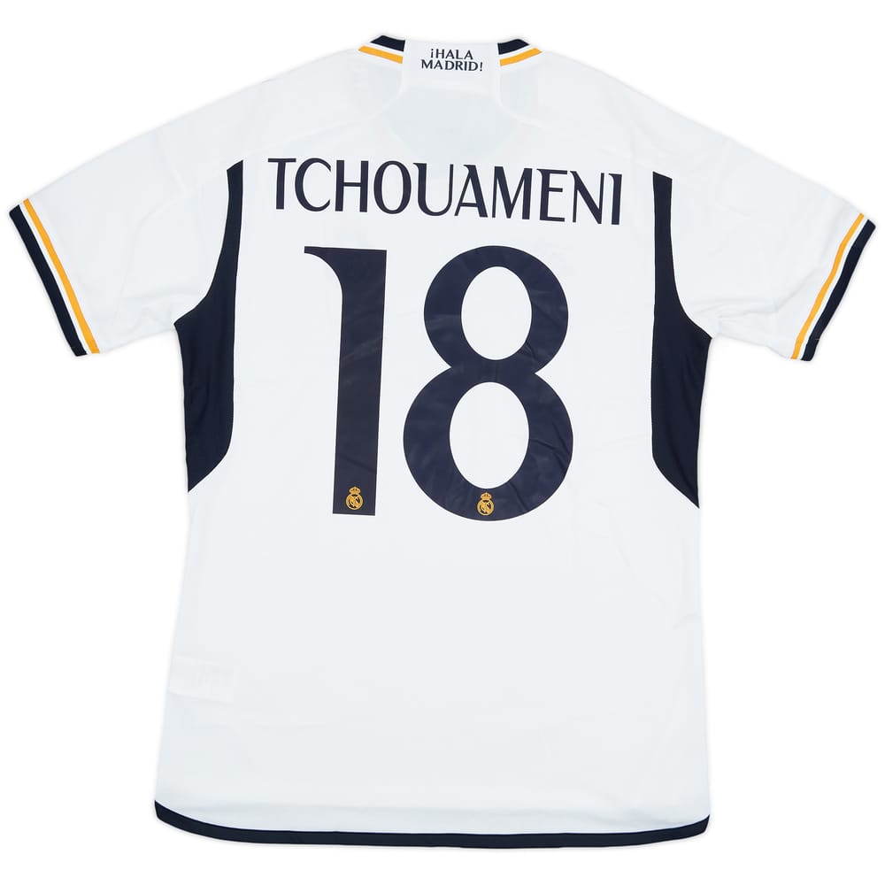 2023-24 Real Madrid Home Shirt Tchouameni #18 (M)