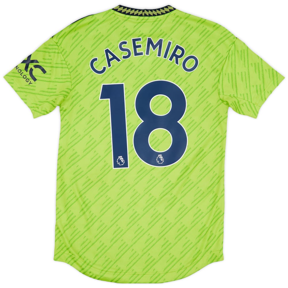 2022-23 Manchester United Authentic Third Shirt Casemiro #18 - 9/10 - (S)