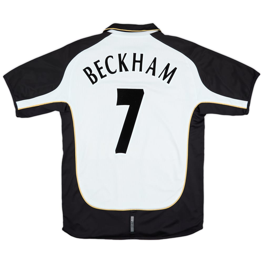 2001-02 Manchester United Centenary Away/Third Shirt Beckham #7 - 8/10 - (S)
