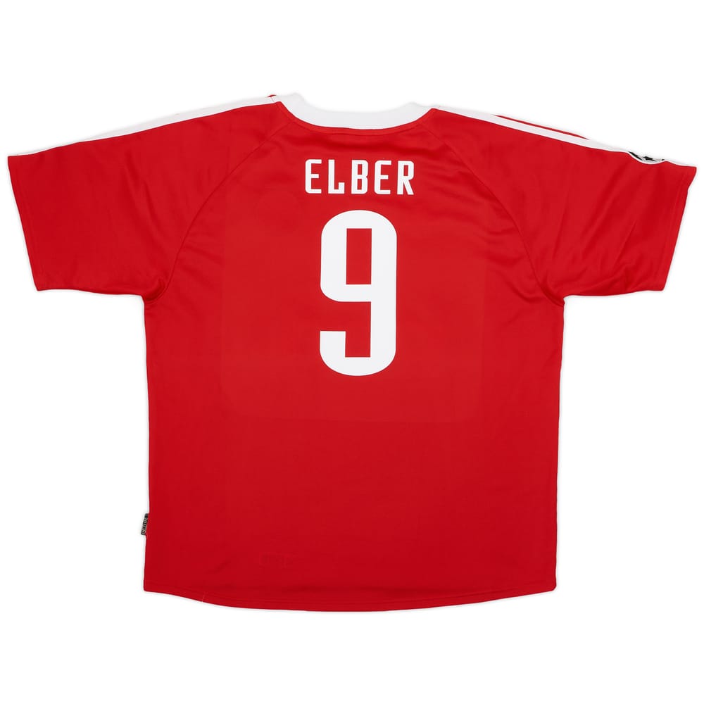 2000-01 Bayern Munich CL Home Shirt Elber #9 - 8/10 - (XL)