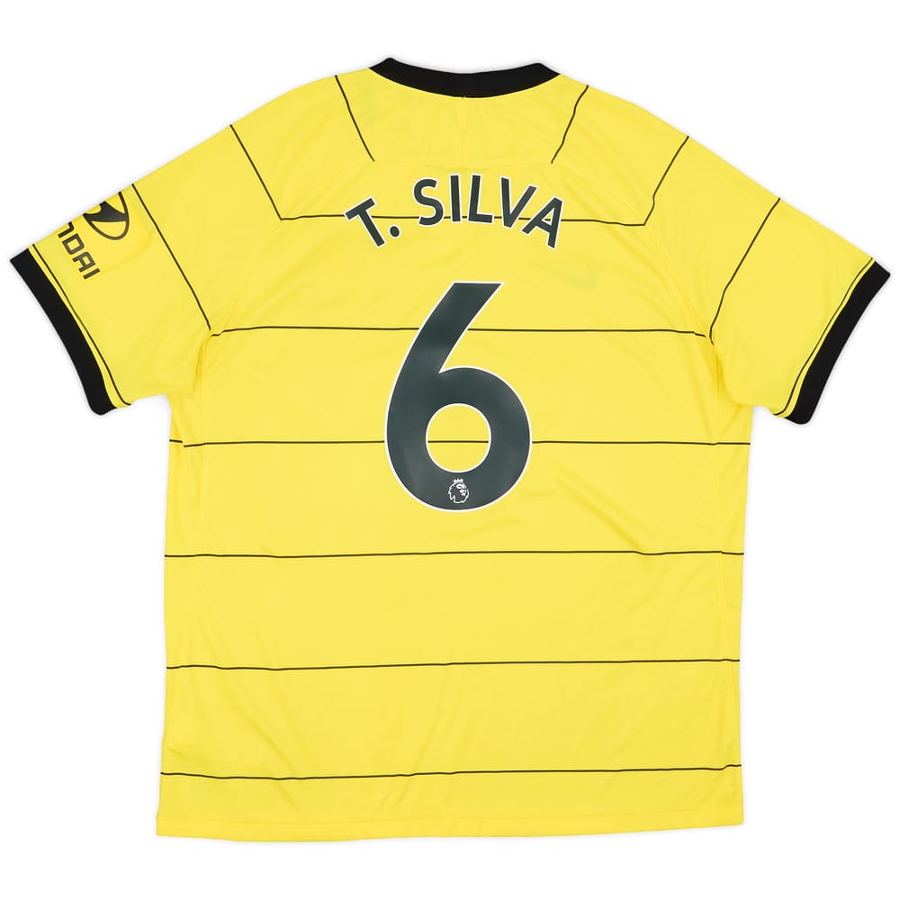 2021-22 Chelsea Away Shirt T.Silva #6 - 7/10 - (XL)