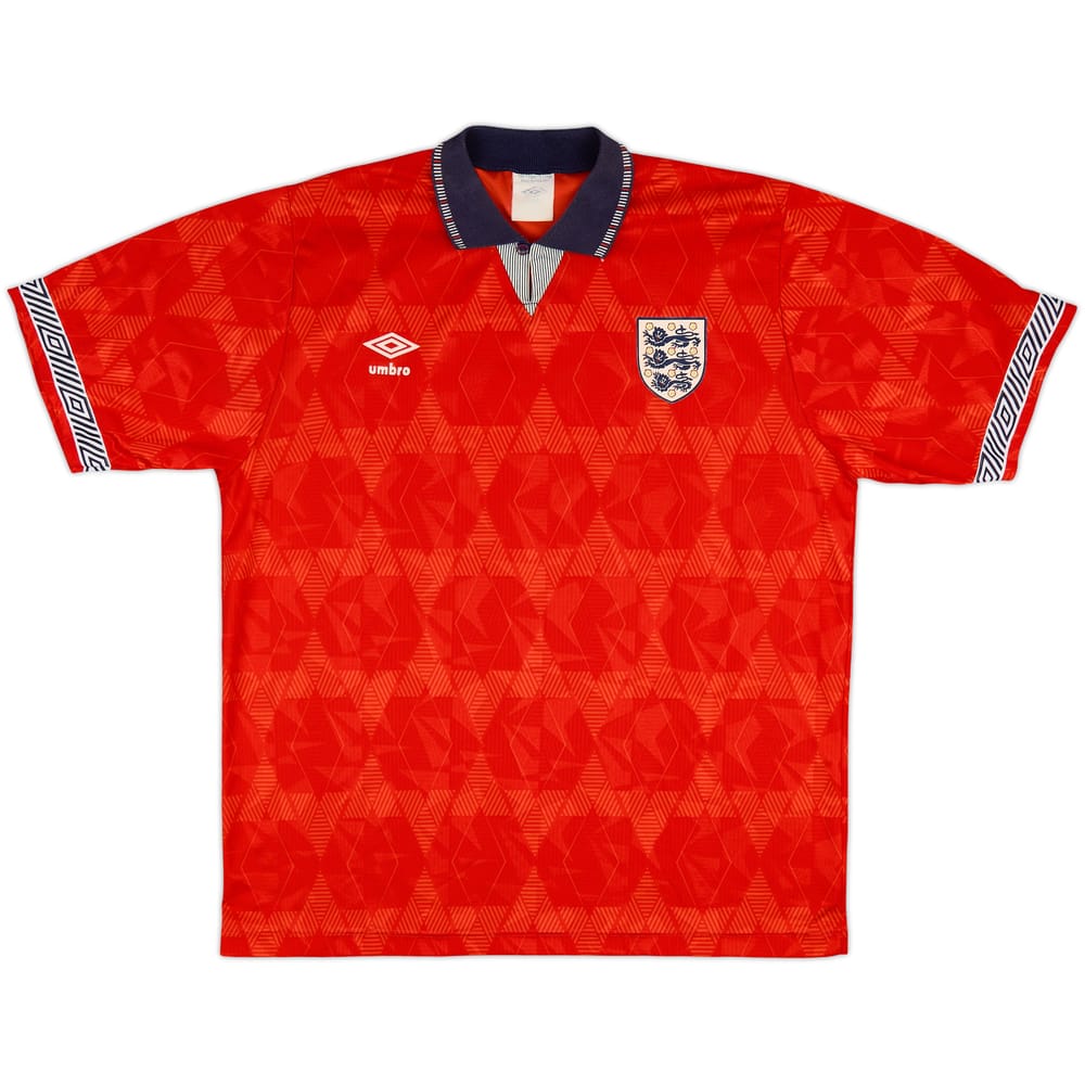 1990-93 England Away Shirt - 9/10 - (XL)