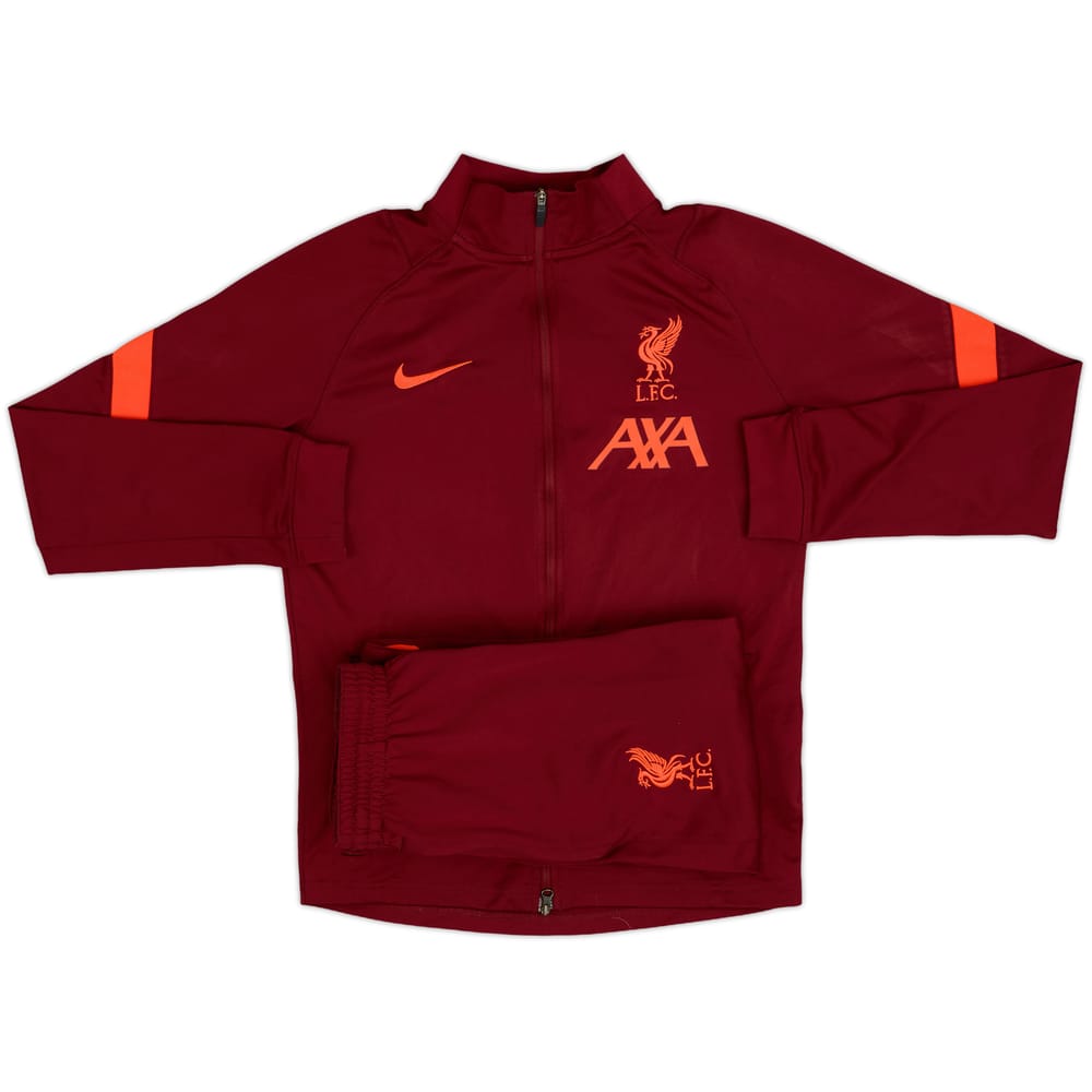 2021-22 Liverpool Nike Tracksuit - 8/10 - (L.Boys)