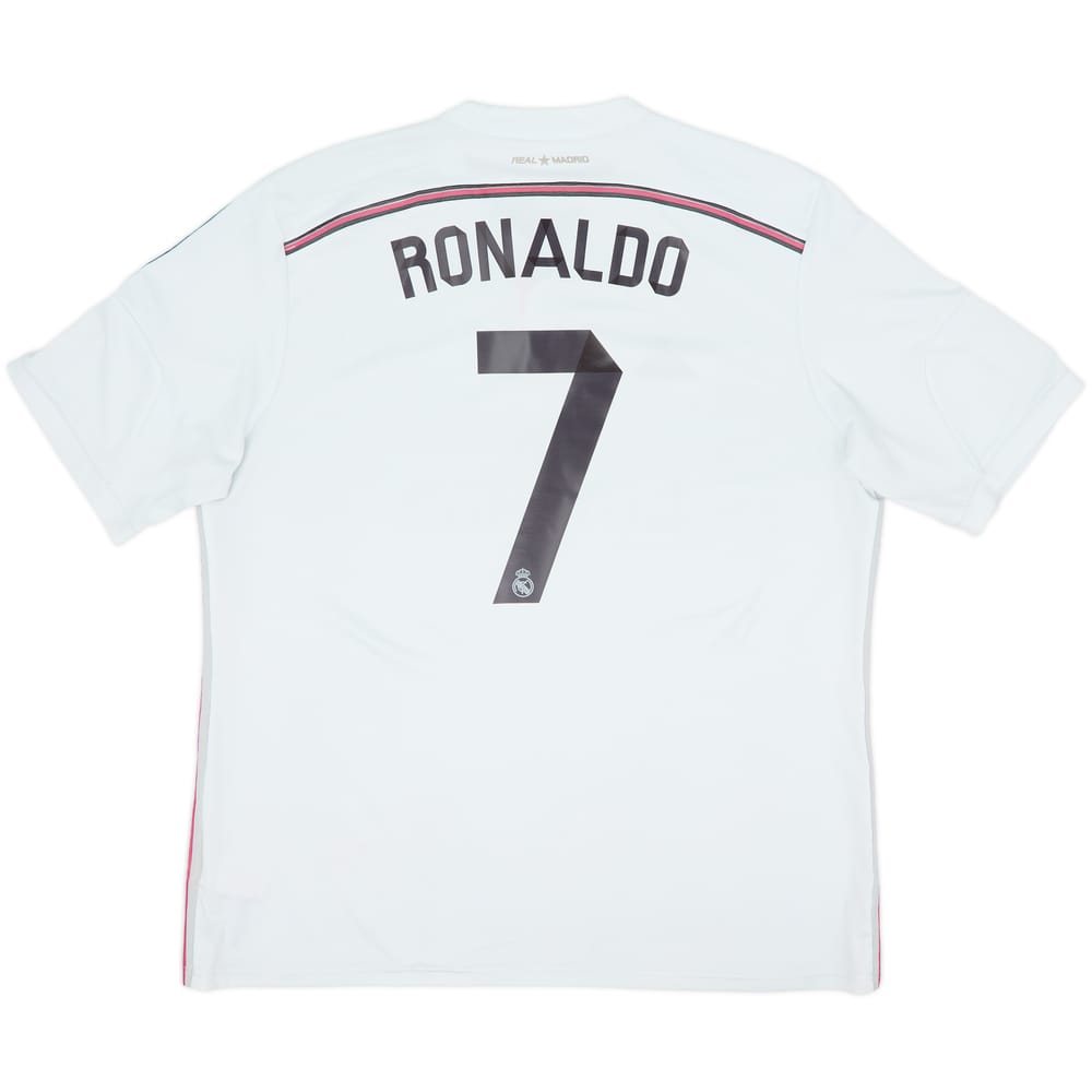 2014-15 Real Madrid Home Shirt Ronaldo #7 - 4/10 - (XXL)