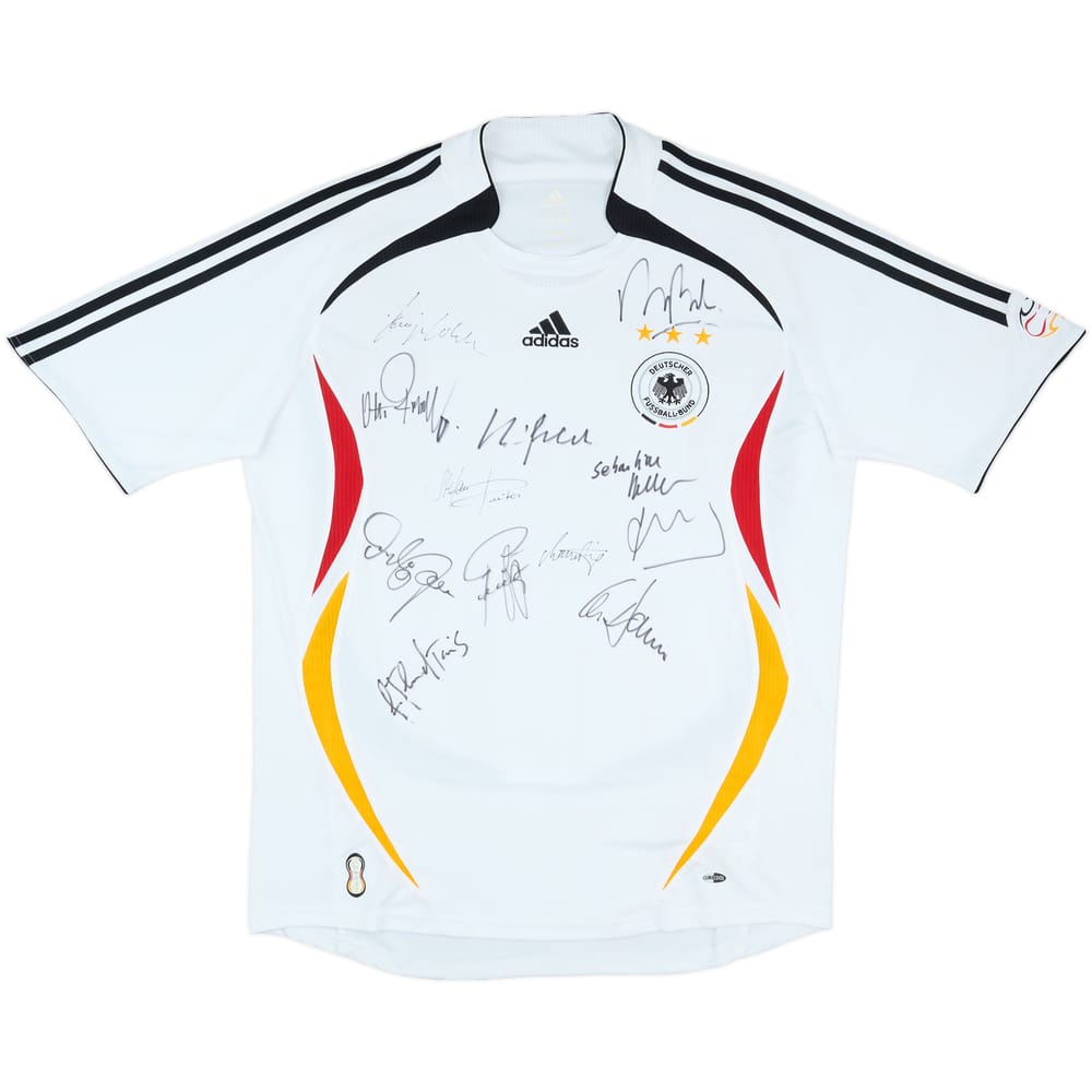 2005-07 Germany Squad Signed Home Shirt - 8/10 - (L)