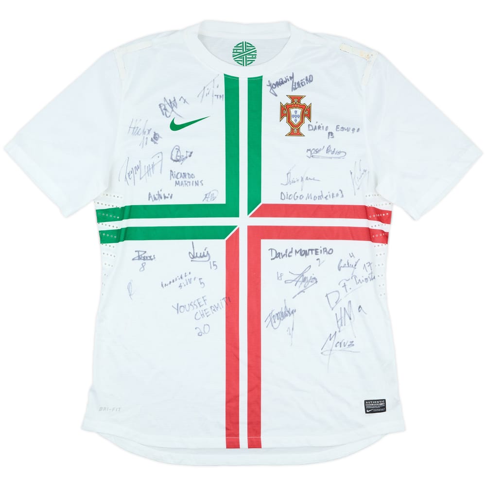 2012-13 Portugal Squad Signed Player Issue Away Shirt - 7/10 - (XL)