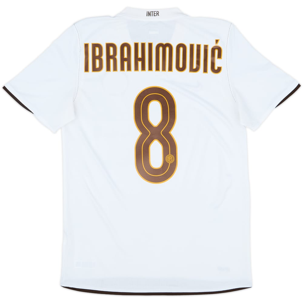 2008-09 Inter Milan Away Shirt Ibrahimovic #8 - 8/10 - (S)
