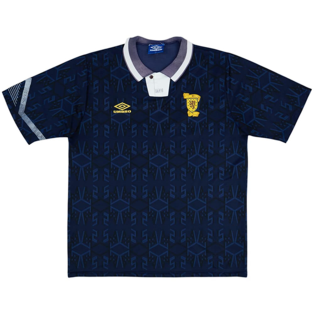 1991-94 Scotland Home Shirt - 5/10 - (XL)