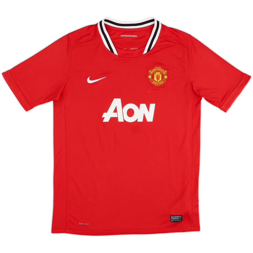 2011-12 Manchester United Home Shirt - 8/10 - (XL.Boys)
