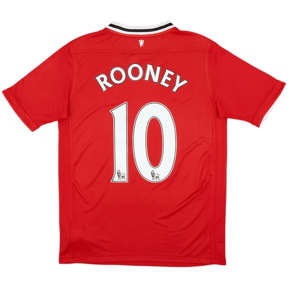 2011-12 Manchester United Home Shirt Rooney #10 - 8/10 - (XL.Boys)