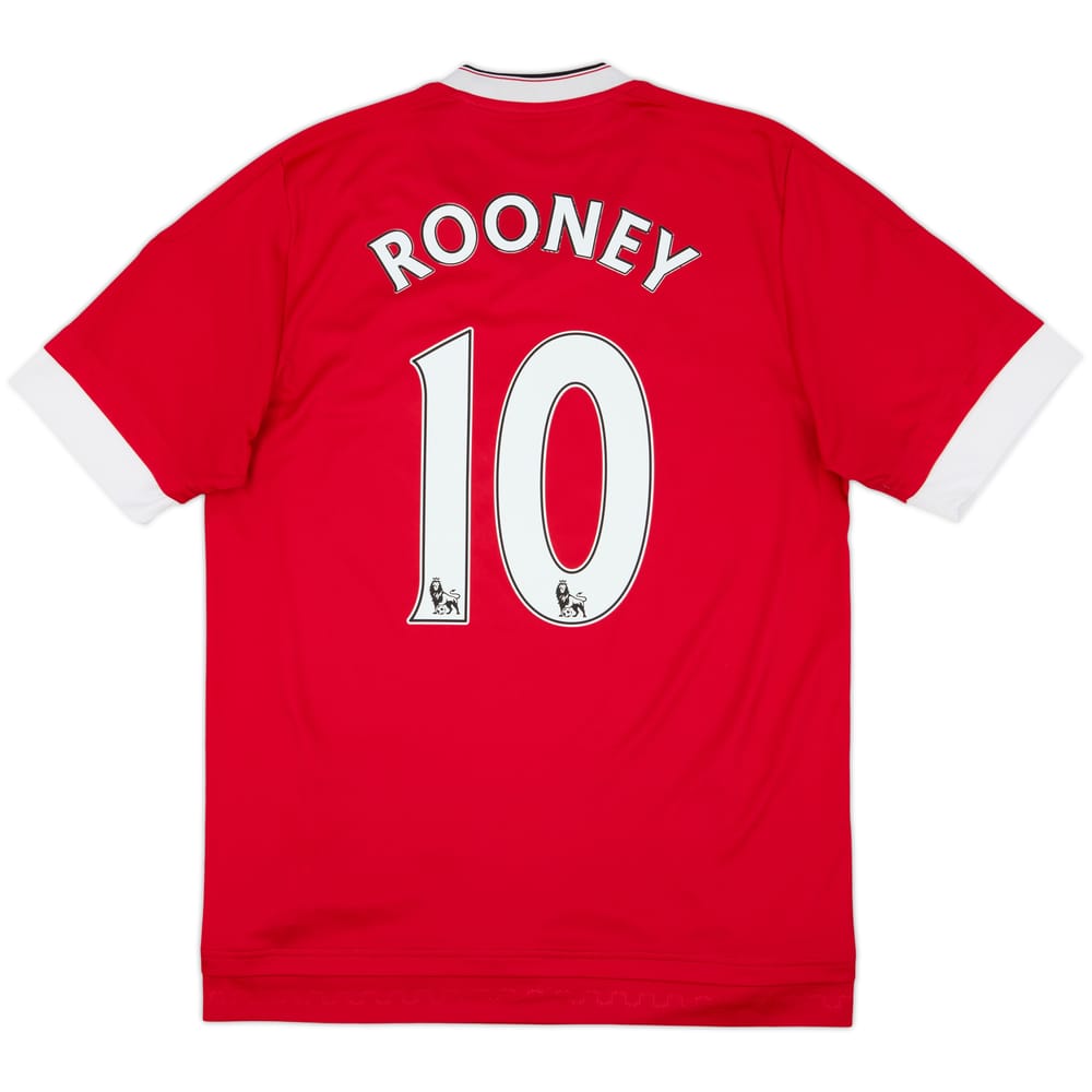 2015-16 Manchester United Home Shirt Rooney #10 - 7/10 - (M)