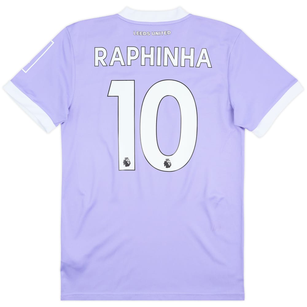 Camiseta de la tercera equipación del Leeds United 2021-22 Raphinha #10 - 7/10 - (S)