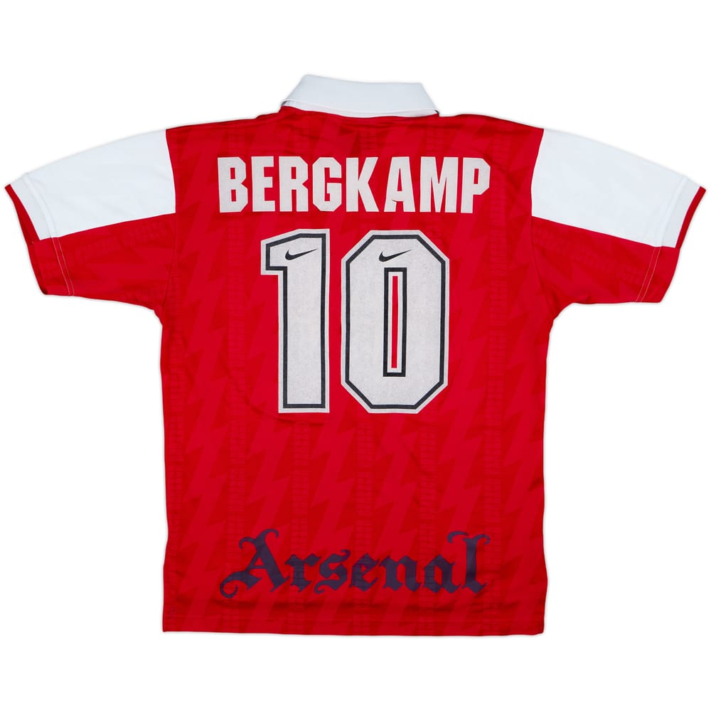 1994-96 Arsenal Home Shirt Bergkamp #10 - 5/10 - (L)