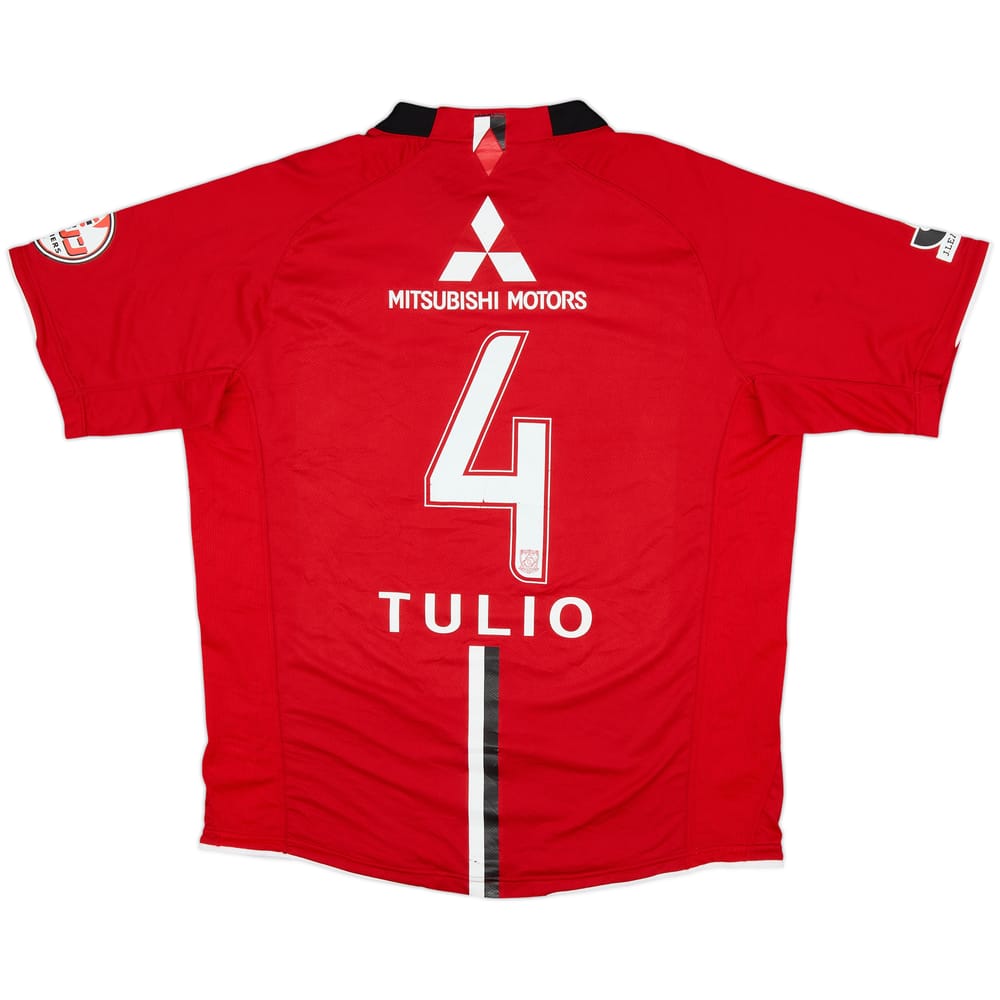 Camiseta de local del Urawa Red Diamonds 2008 Tulio #4 - 7/10 - (XL)