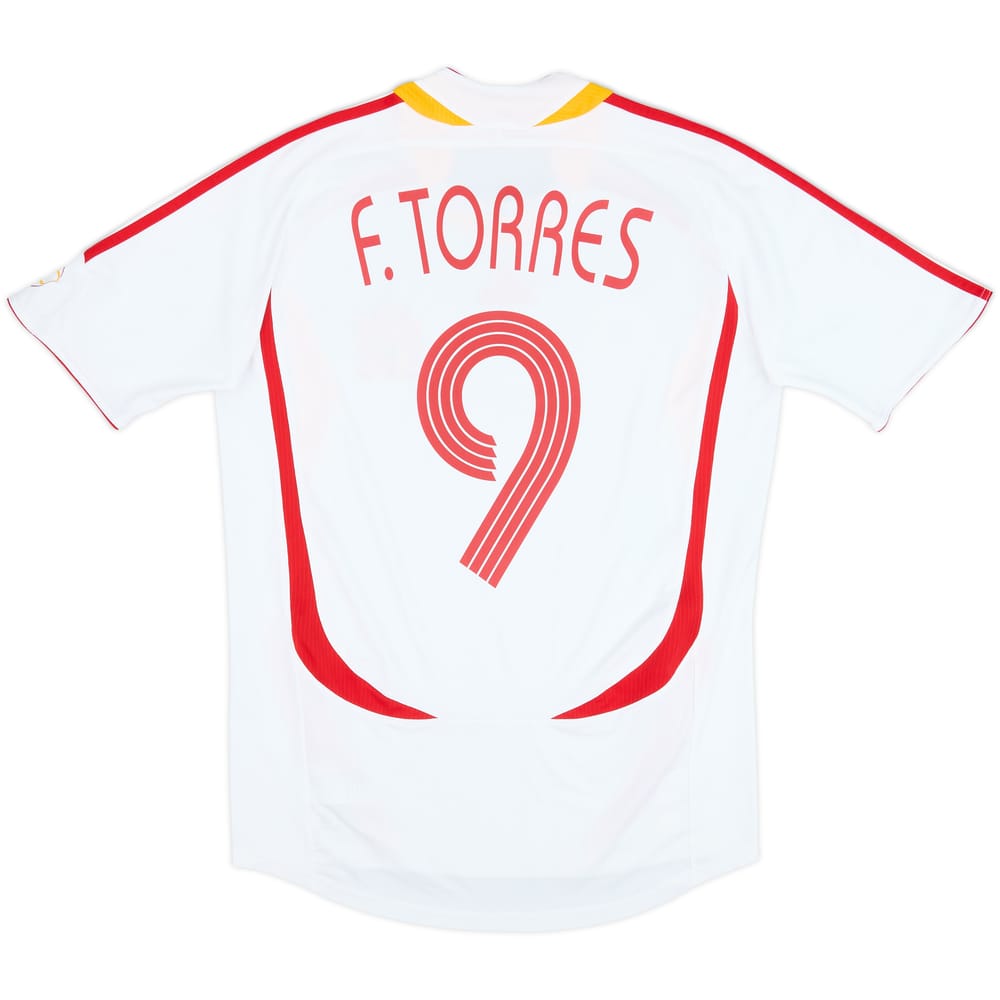 2006-08 Spain Away Shirt F.Torres #9 - 6/10 - (S)