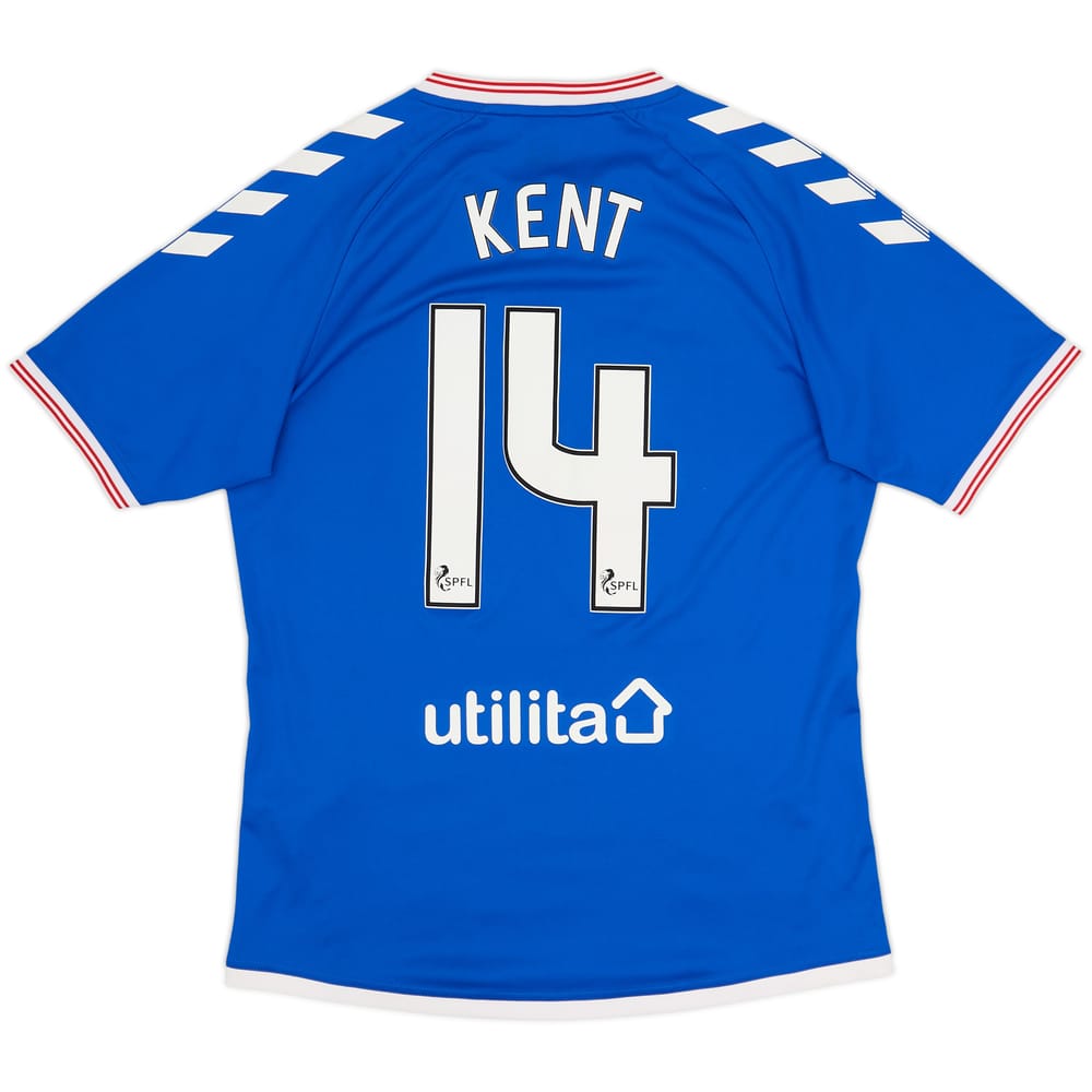 2019-20 Rangers Home Shirt Kent #14 - 8/10 - (M)