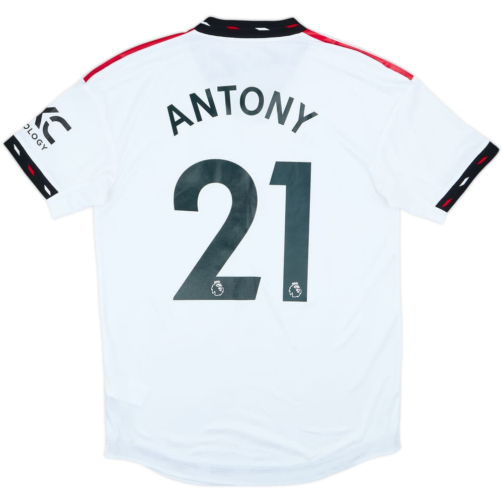 2022-23 Manchester United Authentic Away Shirt Antony #21 - 8/10 - (S)