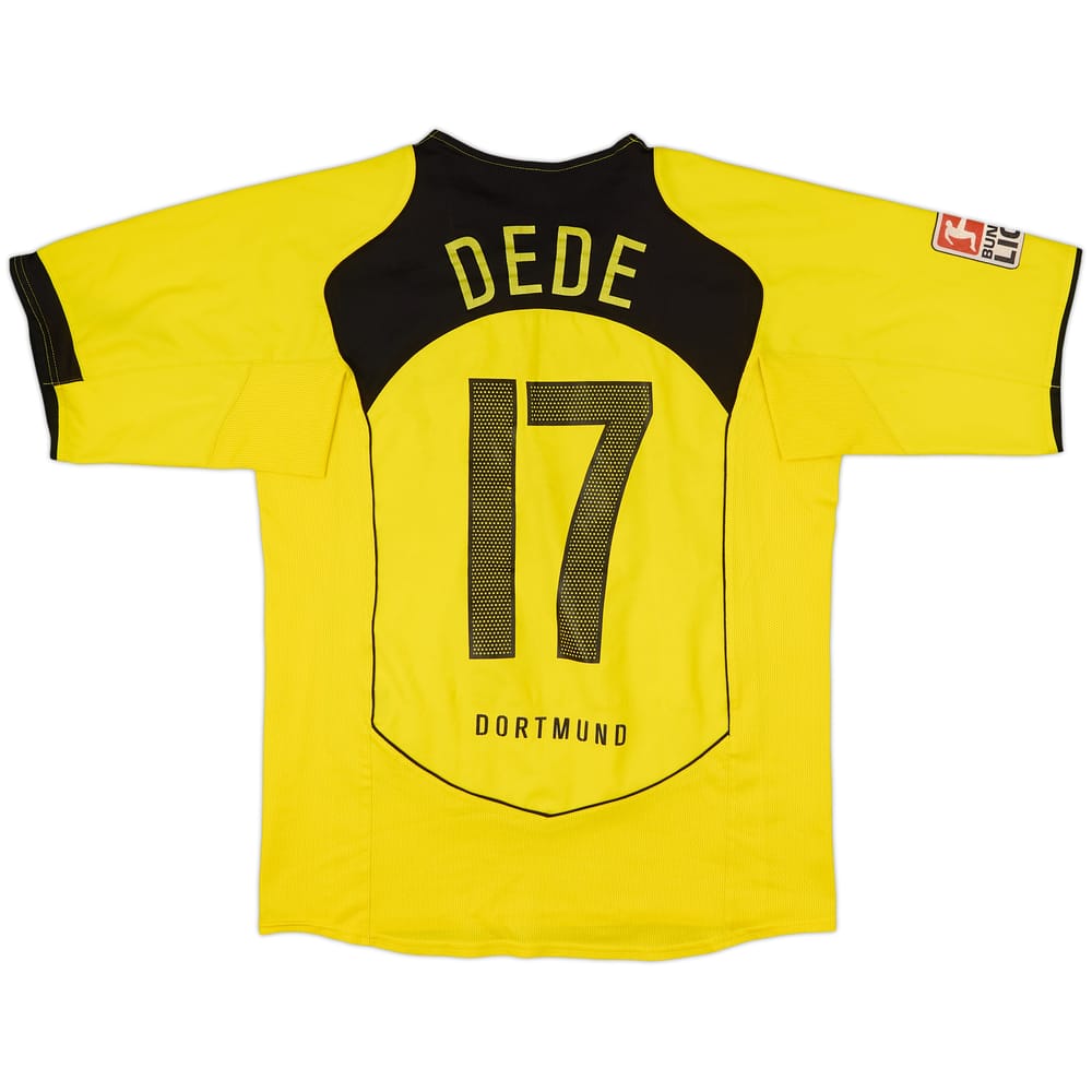 2004-05 Borussia Dortmund Home Shirt Dede #17 - 6/10 - (M)