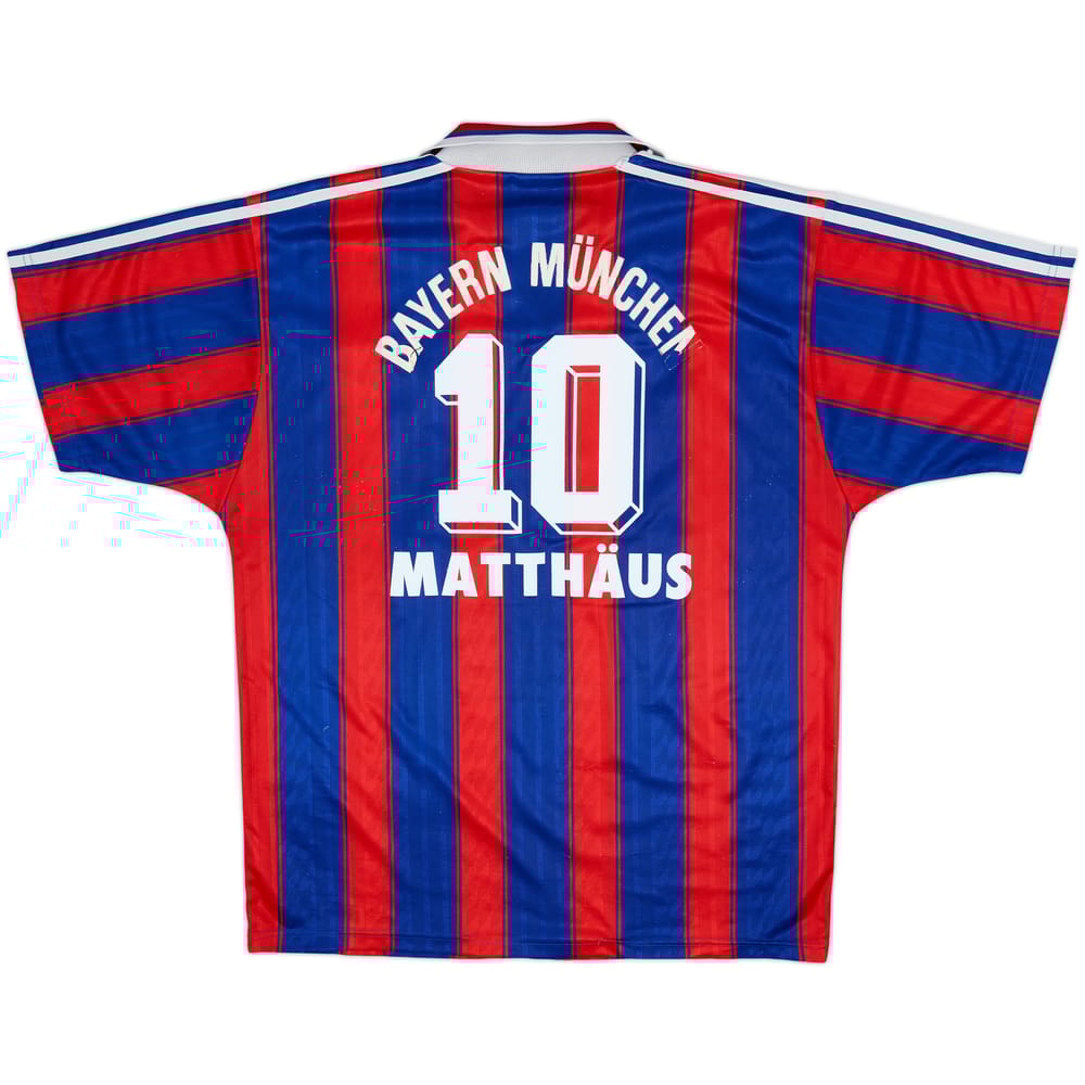 1995-97 Bayern Munich Home Shirt Matthaus #10 - 5/10 - (L)